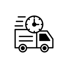 Fast Delivery icon in vector. Logotype