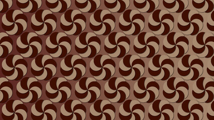 Warm/Dark Colored Geometrical textured pattern with decorative ornamental illustrations for desktop, wallpaper, background, texture
