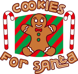 Gingerbread Sublimation Illustration