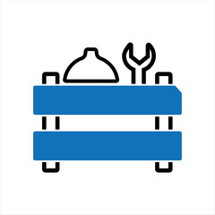 Building Construction Tools Vector Icon