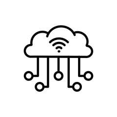 Internet Of Things icon in vector. Logotype