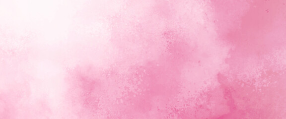 Fototapeta na wymiar Abstract magenta shades aquarelle illustration. Watercolor canvas for creative grunge design, acrylic shinny pink flowing ink grunge texture, soft pink splash abstract pink background.
