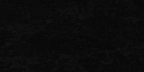 Dark black grey background marbled stone wall or rock industrial texture in website banner header backdrop design, blank wide screen real chalkboard background texture in college concept for back.