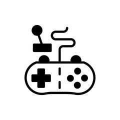 Joystick icon in vector. Logotype