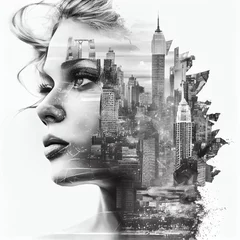 Double exposure portrait © Mils