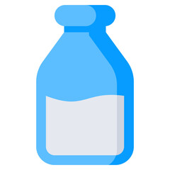 An icon design of milk bottle