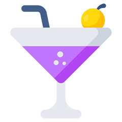 Lemonade icon, editable vector