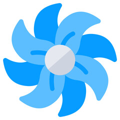 Creative design icon of star flower 