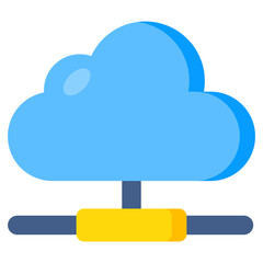 Vector design of share cloud 