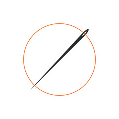 Thread needle illustration