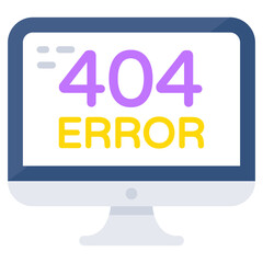         A creative design vector of error 404 