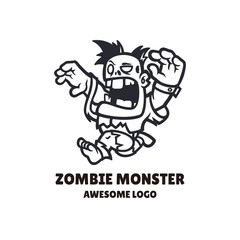 Illustration vector graphic of Zombie Monster, good for logo design