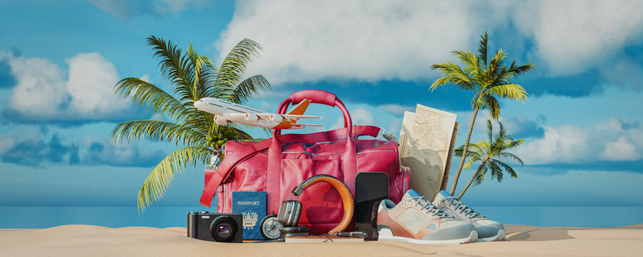 equipment for preparing to travel,