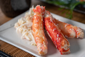 贅沢たらば蟹のムキ身