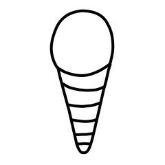 Doodle Ice Cream Vector
