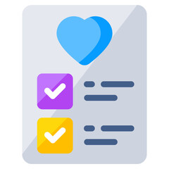 Perfect design icon of list