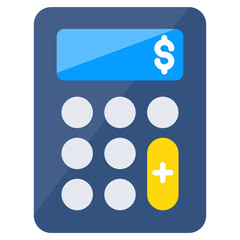 Modern style vector of calculator icon