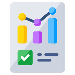 Perfect design icon of business report 