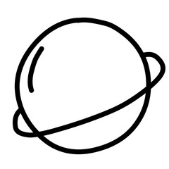 Outer Space Vector Doodle Icon