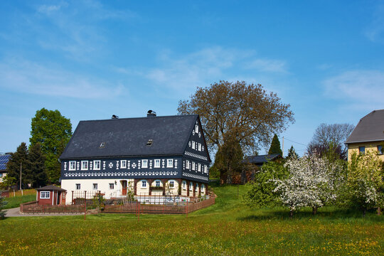 	
Weifa in der Oberlausitz im Fr&uuml;hjahr	
