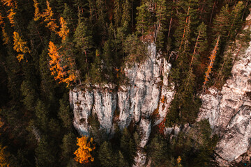 Rocky mountains.  Hiking in mountains. Sunny landscape. Tourist traveler on background view mockup. Low tatras , slovakia, Jasna, demenovska dolina © Zedspider