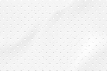 White seamless textue of paper towel dot pattern. Soft tissue background with geometric emboss. Clean cooking napkin surface. Recycled material with noise effect. Vector illustration.