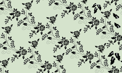 Seamless pattern for curtains, bedsheets, pillows, and other textile industry