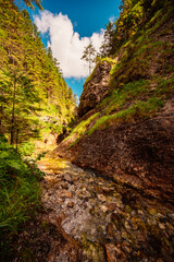 Mountain landscape in mountains, Juranova dolina - valley in The Western Tatras national park. Slovakia, oravice, Orava region. © Zedspider