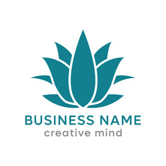 Logos of green Tree leaf ecology nature element vector