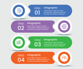 Infographic business template design