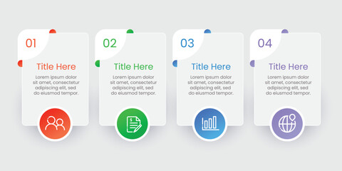 Business infographic template design
