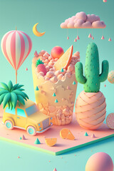 Summertime vibes, Generative Ai