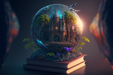Obraz premium Planet Earth, save the planet, Generative ai