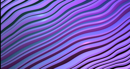 Abstract background of purple diagonal gradient unusual shiny bright beautiful lines and moving wave