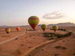 hot air balloon in Morocco © dzinia