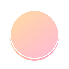 banner circle frame and speech