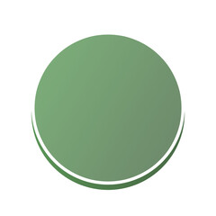 banner circle frame and speech