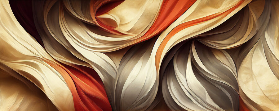 Organic Cloth Fabric Background Design Illustration (Generative AI)