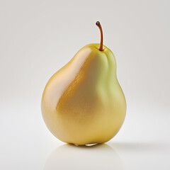 Perfectly shaped pear, ai generated