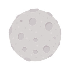 moon flat icon