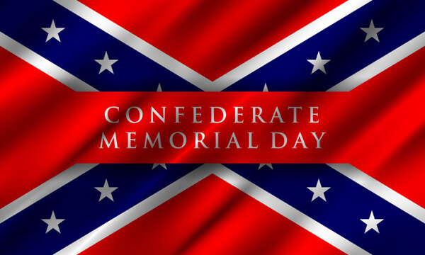 confederate memorial day banner, poster, and more