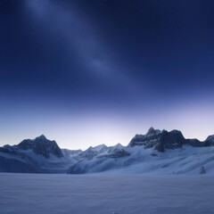 beautiful panorama of mountains