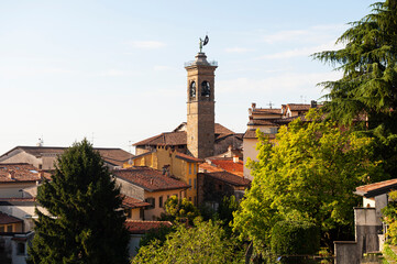 The city of Bergamo in Italy - 556681168