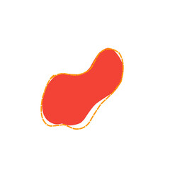 Abstract blob line