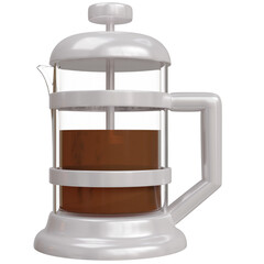 french press 3D