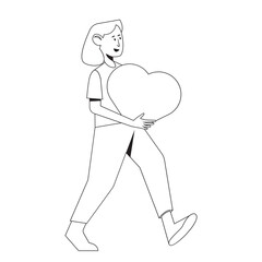 Valentine Gift Vector Illustration