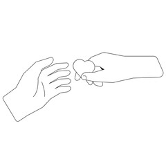 Valentine Gift Vector Illustration