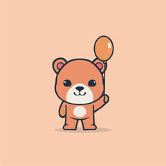 Fototapeta premium Cute Bear Vector