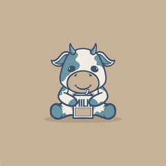 Cute Cow Vector