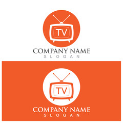 tv icon vector illustration template design